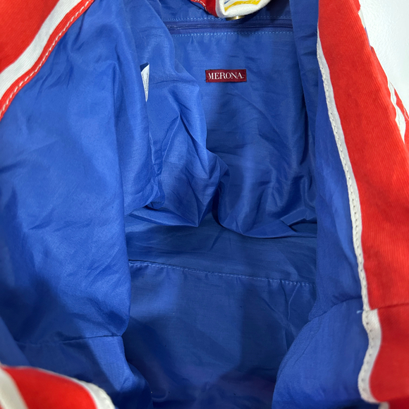 Merona Large Stripe Cotton Tote - Picture 6 of 8